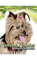 Precious Pooches Dog Coloring Book - Dogs Coloring Pages For Kids & Adults
