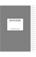 Graph Paper Notebook: Sketch Book Journal with 1cm Squares: 120 Pages, Graphite Gray 8.5" x 11" large, Great for Mathematics, Formulas, Sums, Drawing &