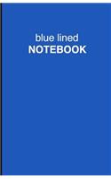 Blue Lined Notebook: Lined, Soft cover, 5.5 x 8.5 inch, 130 pages