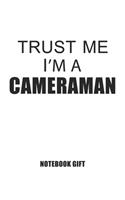 Cameraman Notebook: Blank Composition Book, Cameraman journal, Notebook for Cameraman: Lined Notebook / Journal Gift, 110 Pages, 6x9, Soft Cover, Matte Finish