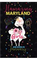 Llamazing Maryland Girls are Born in January