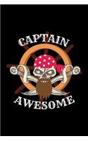 Captain Awesome: Blank Cookbook Journal to Write in Recipes and Notes to Create Your Own Family Favorite Collected Culinary Recipes and Meals