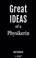 Notizbuch für Physiker / Physikerin