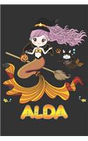 Alda: Alda Halloween Beautiful Mermaid Witch Want To Create An Emotional Moment For Alda?, Show Alda You Care With This Personal Custom Gift With Alda's V