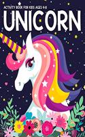 Unicorn Activity Book for Kids Ages 4-8