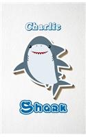 Charlie Shark A5 Lined Notebook 110 Pages