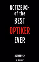 Notizbuch für Optiker: Originelle Geschenk-Idee [120 Seiten kariertes blanko Papier]