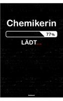 Chemikerin Lädt... Notizbuch