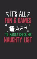 Christmas Its all fun and games Notebook