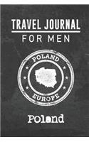 Travel Journal for Men Poland