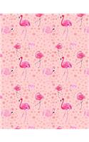 Flamingo Journal Notebook - Lined Paper