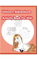 Unicorn Adventure Activity Book for kids