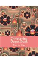 Christening Guest Book