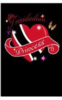 Trinidadian Princess: Blank Lined Journal For The Tinidad And Tobago Girl Who Is Also A Trini Princess