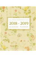 2018-2019 Academic Planner Weekly and Monthly
