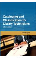 CATALOGING AND CLASSIFICATION FOR LIBRARY TECHNICIANS: INTRODUCTION ( PROF LIONEL SYLVA , )