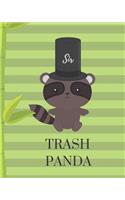 Sir Trash Panda: Funny Raccoon Notebook