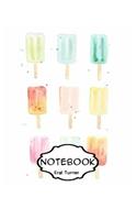 Notebook Journal : Popsicle: Pocket Notebook Journal Diary, 120 pages, 8.5 x 11 (Dot-Grid,Graph,Lined,Blank Notebook Journal)