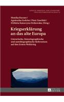 Kriegserklaerung an das alte Europa