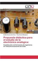 Propuesta didáctica para el estudio de la electrónica analógica
