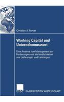 Working Capital Und Unternehmenswert