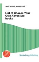 List of Choose Your Own Adventure Books: (English)