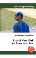 List of New York Yankees Coaches