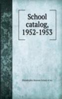 School catalog, 1952-1953