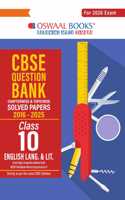 Oswaal CBSE Question Bank Chapterwise and Topicwise SOLVED PAPERS Class 10 ENGLISH LANGUAGE & LITERATURE For Exam 2026