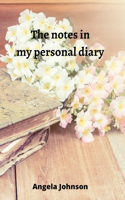 notes in my personal diary