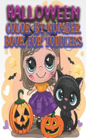 Halloween Color By Number Book For Toddlers