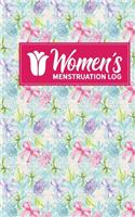 Women's Menstruation Log