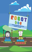 Robot dog coloring book for kidz