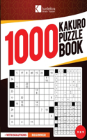 Kunlektra Brain Teaser 1000+ 9 x 9 Kakuro Puzzle Book for Adults
