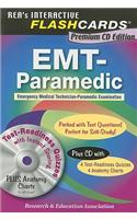EMT-Paramedic Premium Edition Flashcard Book W/CD
