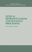 Lexical Representations And Sentence Processing