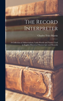 The Record Interpreter