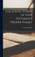 Syriac Forms of New Testament Proper Names