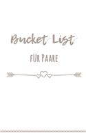 Bucket List für Paare