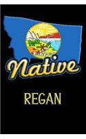 Montana Native Regan: College Ruled Composition Book