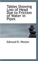Tables Showing Loss of Head Due to Friction of Water in Pipes: (English)