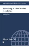Maintaining Nuclear Stability in South Asia