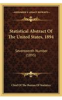 Statistical Abstract of the United States, 1894