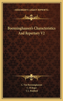 Boenninghausen's Characteristics And Repertory V2