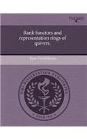 Rank Functors and Representation Rings of Quivers