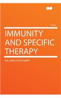 Immunity and Specific Therapy: (English)