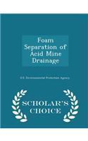 Foam Separation of Acid Mine Drainage - Scholar's Choice Edition