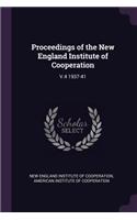 Proceedings of the New England Institute of Cooperation