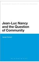 Jean-Luc Nancy and the Question of Community. Ignaas Devisch