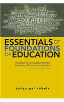 Essentials of Foundations of Education